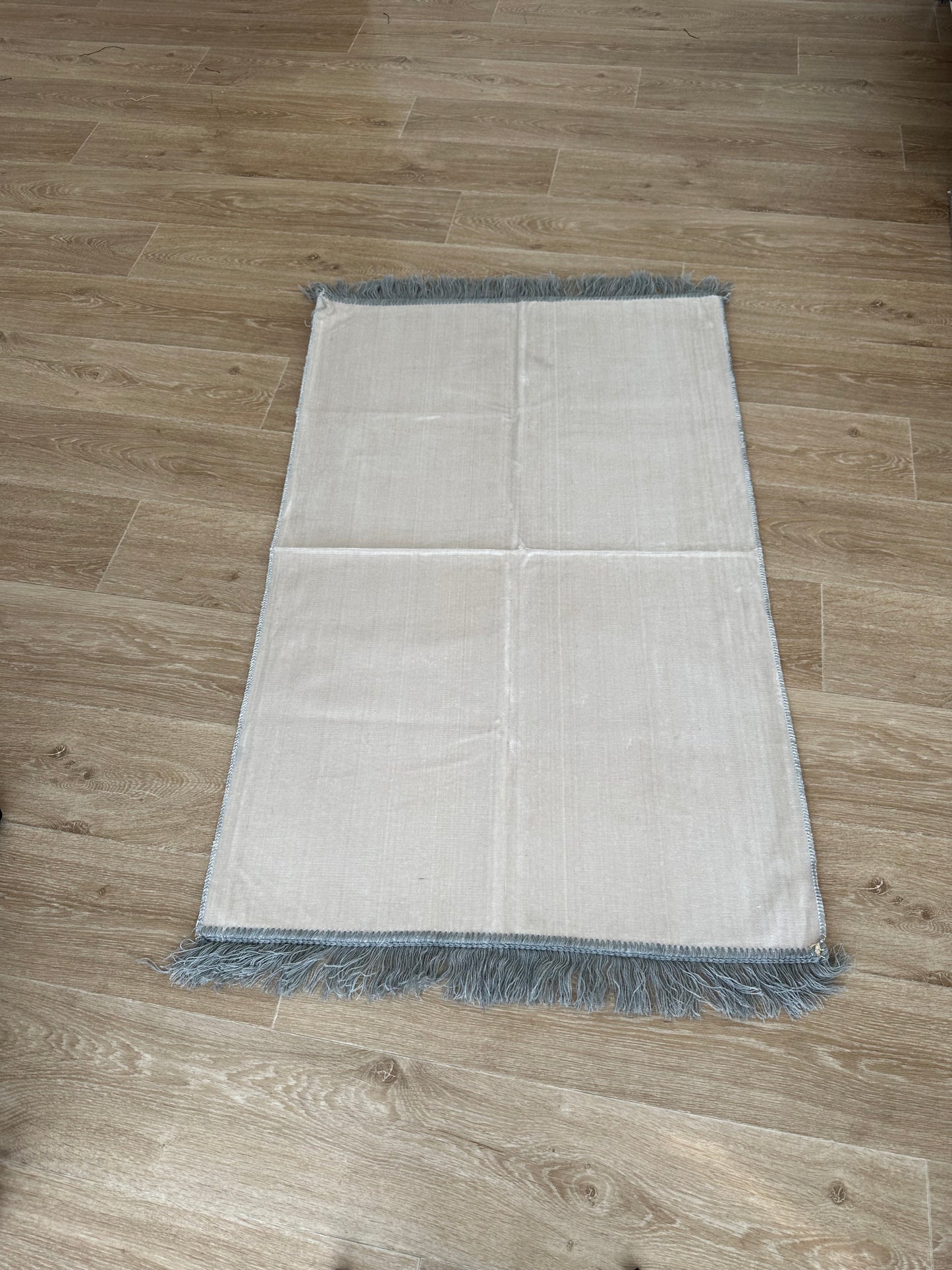 Tapis de prière simple Beige Pastel