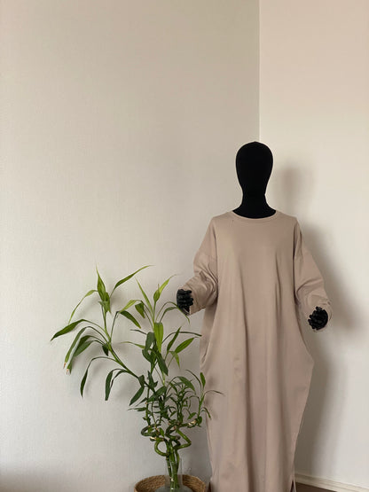 Robe sweat Beige - Al-anbar