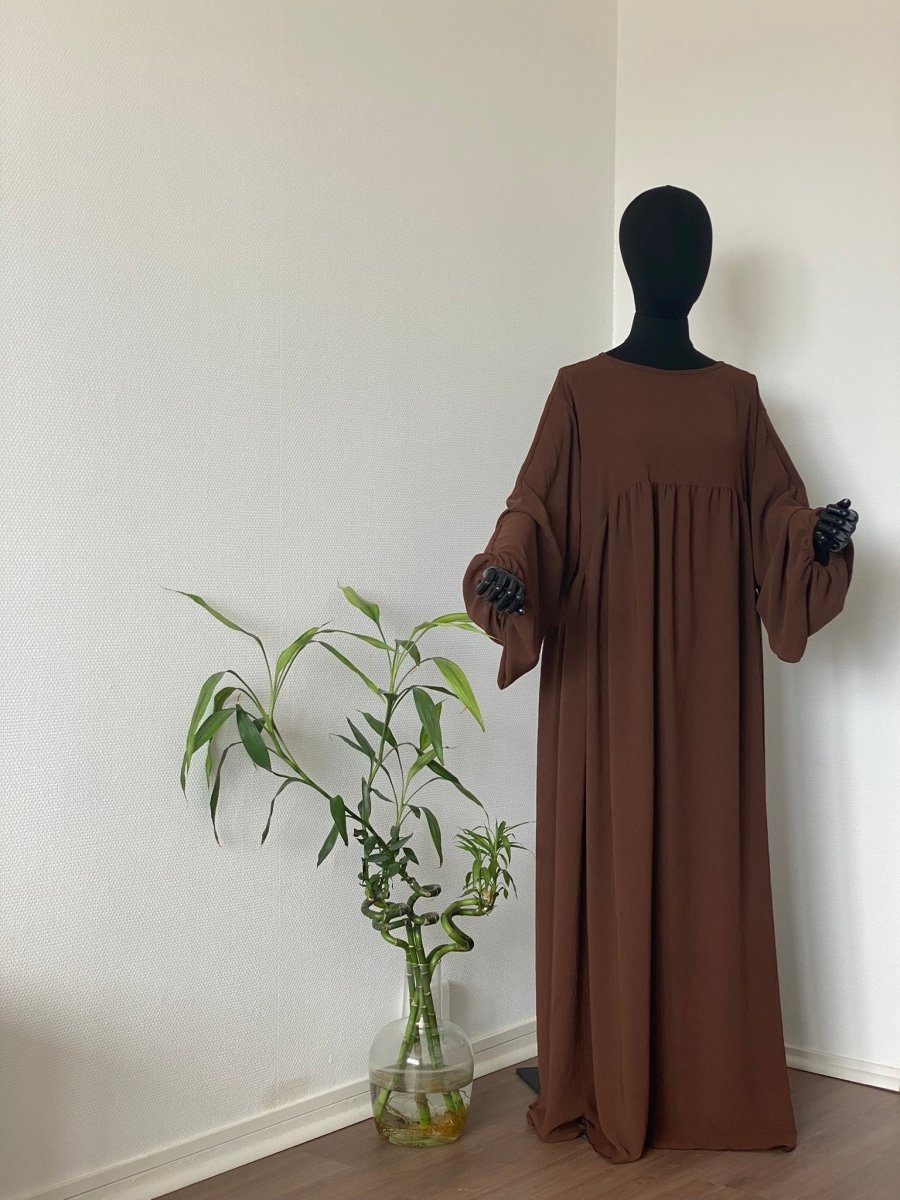 Abaya Jazz Marron - Al-anbar