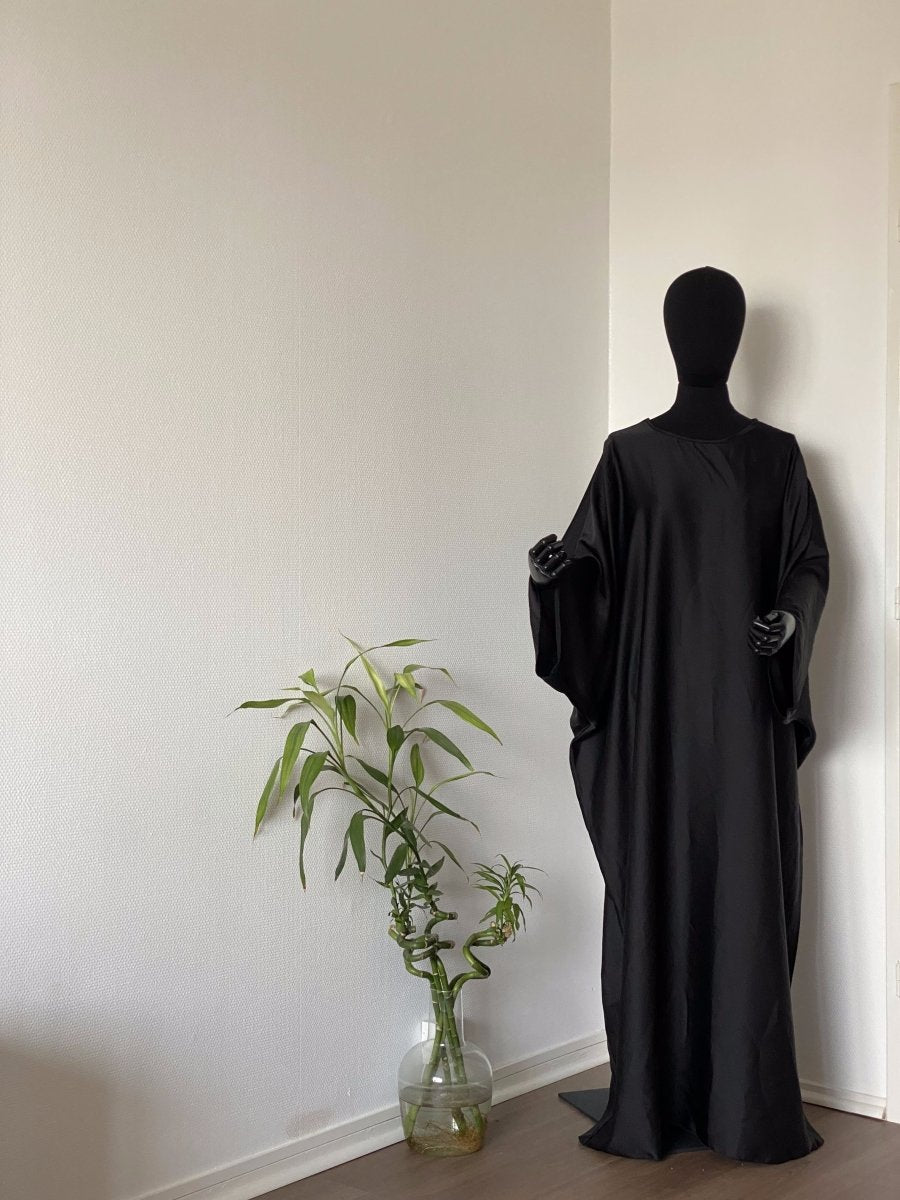 Abaya papillon Noir - Al-anbar