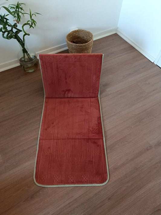 Tapis de prière avec dossier Marron - Al-anbar